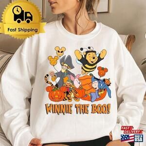Disney Winnie The Pooh Halloween Costume Shirt Boo Sweatshirt